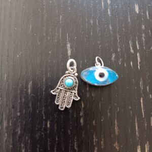 Evil Eye & Hamsa Hand Pendants Protection